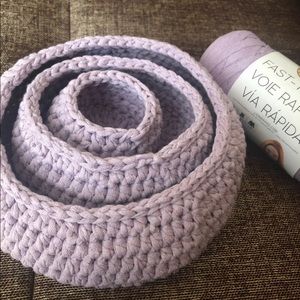 Crochet Nesting Bowls set of 3 NWOT